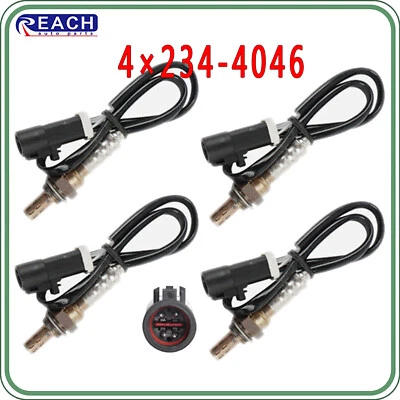 NEW 4pcs Oxygen Sensor Up+Down For Ford E-350 F-250 F-350 Super Duty Mustang GT - Image 1 of 4