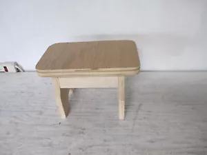 UNFINISHED Child's Step Stool Solid Wood 11.75" x 7.5" x 8" - Picture 1 of 4