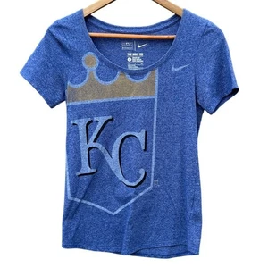 Kansas City Royals MLB Nike Damen sportlicher Schnitt blau Shirt Größe Small - Bild 1 von 5