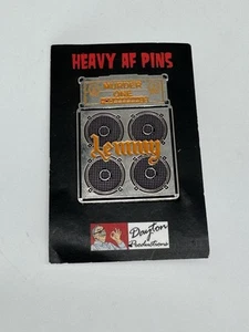 Rare Lemmy Murder One Amp Enamel Pin Heavy AF Pins Motörhead Tribute Metal Pin - Bild 1 von 7