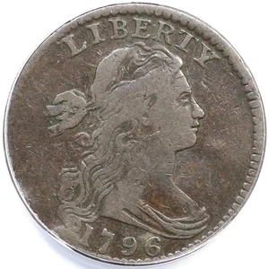 1796 S-108 R-4 ANACS VG 10 Draped Bust Large Cent Coin 1c - Picture 1 of 3