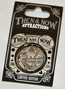 New! Walt Disney World Then and Now Horizons Mission Space Pin Spinner EPCOT - Picture 1 of 9