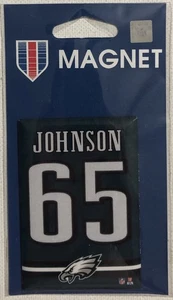 New WinCraft Lane Johnson Jersey #65 Magnet *NIP* Philadelphia Eagles NFL - Picture 1 of 1