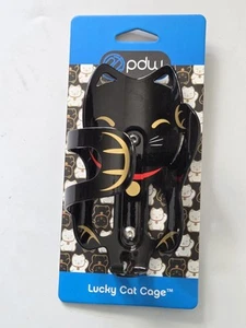 Lucky Black Cat Bicycle Water Bottle Cage - New - Portland Design Works - Picture 1 of 8