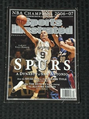 San Antonio Spurs Sports Illustrated 2006-07 NBA Champions edición conmemorativa Foto 1 de 2
