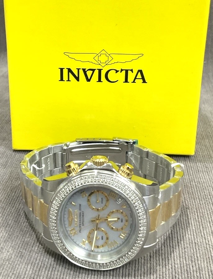 Reloj Hombre Invicta Speedway Cuarzo Dos Tonos Diamante y Acero Inoxidable 16259 Foto 1 de 4