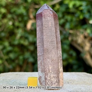 Farbige Quarzspitze | polierter Heilkristall | Regenbogen Aura Quarz Turm | - Bild 1 von 1