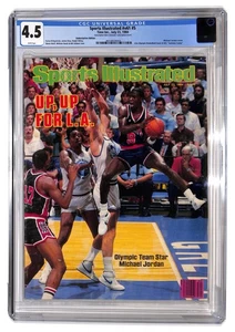 Michael Jordan Sports Illustrated Cover 7/23/1984 #v61 #5 CGC 4.5 - Picture 1 of 2