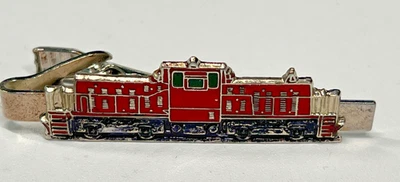 Vintage Men's Train Car Tie Bar Clip Silver Tone - Image 1 of 4