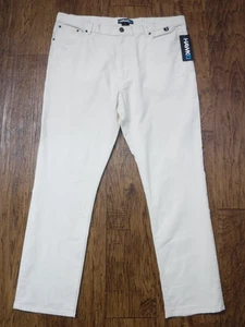 Tony Hawk Cream Color Stretch Corduroy Long Pant Men 40WX32L ~NWT~ - Picture 1 of 7