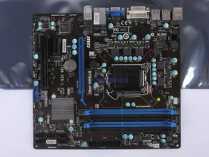 Placa madre MSI B75MA-P45 Intel B75 LGA 1155 USB 3.0 DDR3 con escudo de E/S - Imagen 1 de 2