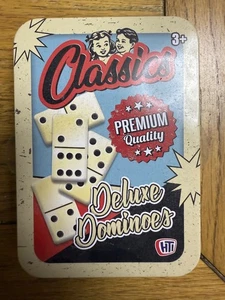Classics Deluxe Dominos Premium Quality In Metal Tin Brand New - Picture 1 of 2