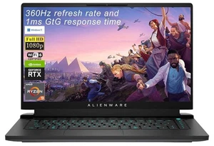Alienware M15 R5 Gaming Laptop Ryzen 9 5900HX 32GB RAM RTX 3070 1TB SSD - Zdjęcie 1 z 7