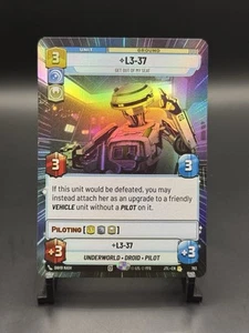 L3-37 Hyperspace Foil - JTL 783 NM - Star Wars Unlimited - Picture 1 of 2