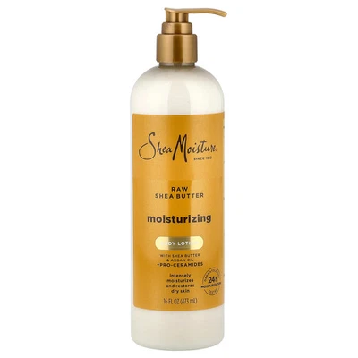 Moisturizing Body Lotion, Raw Shea Butter, 16 fl oz (473 ml) - Image 1 of 2