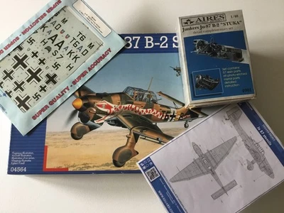 Revell  1/48 Ju 87 B2 + Aires + Superscale +Eduard (Leggi Bene) - Immagine 1 di 4