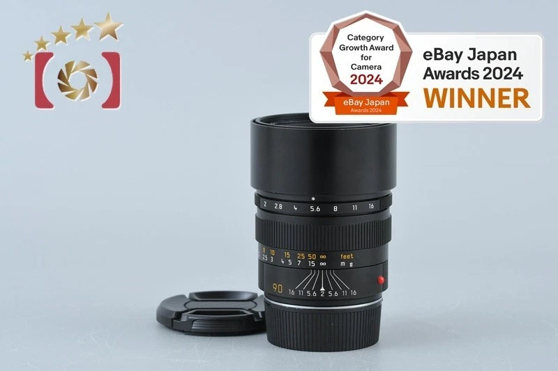 Leica ズミクロン M 90mm F2 Ver.4 ブラック E55 Apo-Summicron-M 90mm f2 ASPH (M) Black Paint – FLASHBACK CAMERA