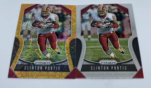 2019 PANINI PRIZM GOLD LAZER PRIZM & Base CLINTON PORTIS REDSKINS #272 - Picture 1 of 2