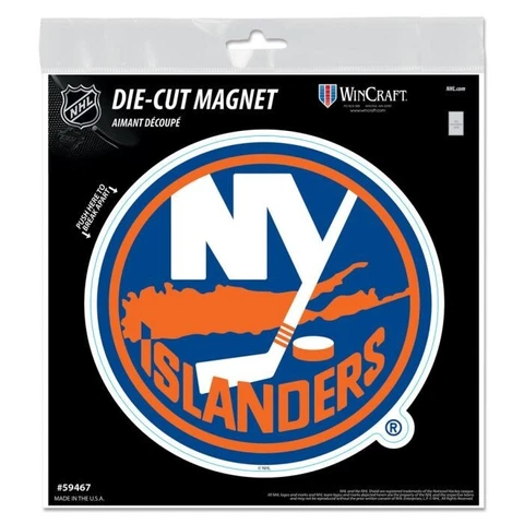 NEW YORK ISLANDERS 6"X6" DIE-CUT MAGNET FOR INDOOR OR OUTDOOR USE HIGH QUALITY Cover