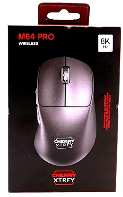 CHERRY XTRFY M64 Pro Wireless Optical Gaming Mouse - Black - Image 1 of 2