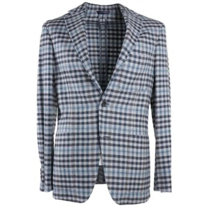 Belvest Slim-Fit Soft-Constructed Layered Check Cashmere Sport Coat 40R (Eu 50) - Picture 1 of 12