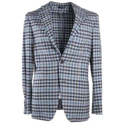 Belvest Slim-Fit Soft-Constructed Layered Check Cashmere Sport Coat 40R (Eu 50) - Image 1 of 4