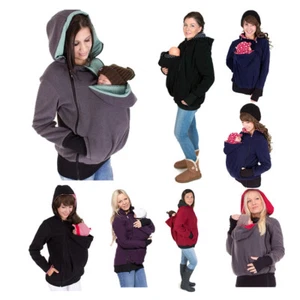 Three in one multifunctional mother kangaroo hoodie jacket women's clothing - Picture 1 of 14