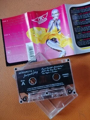 AEROSMITH [ JUST PUSH PLAY ] ORIGINAL CASSETTE THAILAND EDITION - Image 1 of 2