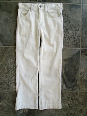 Pantalones Stetson de Colección Niños Juniors 25x23 Blanco Pana Western Botón a Presión Recto Foto 1 de 4