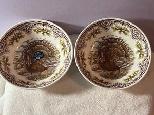 Royal Stafford England 2er Set Truthahn große Müslischalen oder Suppenschalen PO8609 - Bild 1 von 7