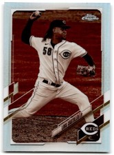 2021 Topps Chrome Refractors Luis Castillo Baseball Cards #31