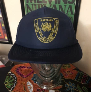 Maryland Eastern Correctional Institute Division Of Corrections Trucker Hat Blue - Picture 1 of 5