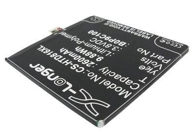 Batería de polímero de litio para HTC Desire 820G doble sim 3.8V 2600mAh Foto 1 de 4