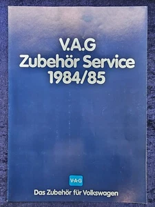 VW Zubehör Prospekt 1984/85, Polo 86 C, Golf 2, Passat - Bild 1 von 4