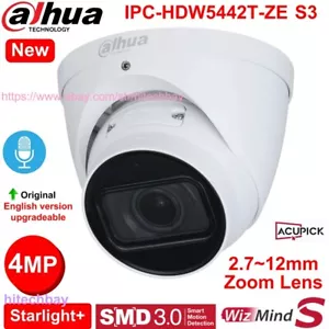 Dahua WizMind 4MP Starlight+ Varifocal 4x Zoom PoE Mikrofon IPC-HDW5442T-ZE - Bild 1 von 6