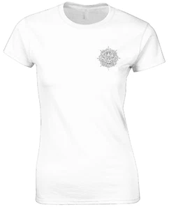 AZTEC CALENDAR LB LADIES T SHIRT XOOL ANCIENT SYMBOL DESIGN MAYAN ILLUMINATI - Picture 1 of 12