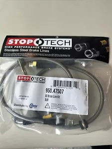 StopTech 95047507 Stainless Steel Rear Brake Lines FOR 08-09 WRX - Picture 1 of 3