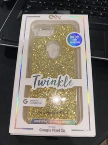 Case Mate Twinkle Case Cover For Google Pixel 3a - Stardust (Clear/Iridescent) - Picture 1 of 1