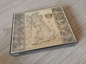 Puzzle Joannes Jansson Gold Foil Map Of The British Isles in 1646 (c) 