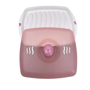 Joie Oink Oink Pig Microwave Bacon Tray w/Splatter Lid Quick Drains Fat - Picture 1 of 8