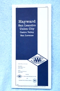Hayward - San Leandro - Union City - Castro Valley - San Lorenzo - Map - 1995 - Picture 1 of 1