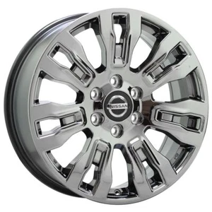20" Nissan Titan XD Smoked Dark Chrome wheel rim Factory OEM 62728 - Picture 1 of 2