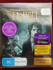 THE HOBBIT AN UNEXPECTED JOURNEY.BLU RAY.STEELBOOK.NEW AND SEALED - Picture 1 of 4