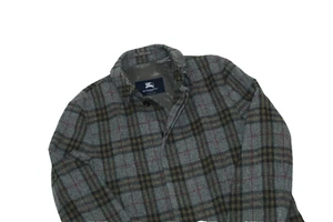 Burberry London Nova Check in grey Brush Wool Overcoat - Picture 1 of 15