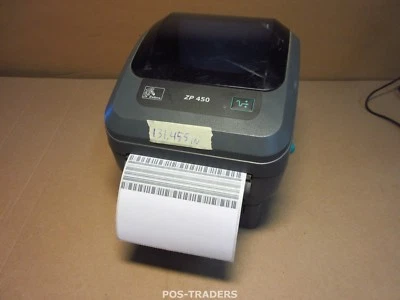 ZEBRA ZP450 Thermo Label Drucker USB 203Dpi DHL UPS GLS TNT DPD - 131,455 INCH - Bild 1 von 4