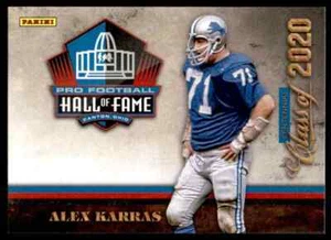 2020 Panini Hall of Fame #11 Alex Karras NICE HOF Detroit Lions / Iowa Hawkeyes - Picture 1 of 3