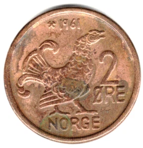 1961 DOS MINERALES de Noruega ~ por favor vea el escaneo. stk 118 - Imagen 1 de 4