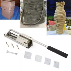 Ton Extruder für Keramik & Keramik Edelstahl Werkzeugset Wandmontage NEU! - Bild 1 von 13