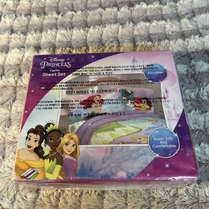 Disney Princess Twin Sheet Set Microfiber - Picture 1 of 3