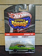 HOT WHEELS PHIL'S GARAGE 69 PONTIAC GTO 1/64 DIE CAST CAR VERDORO GREEN signed